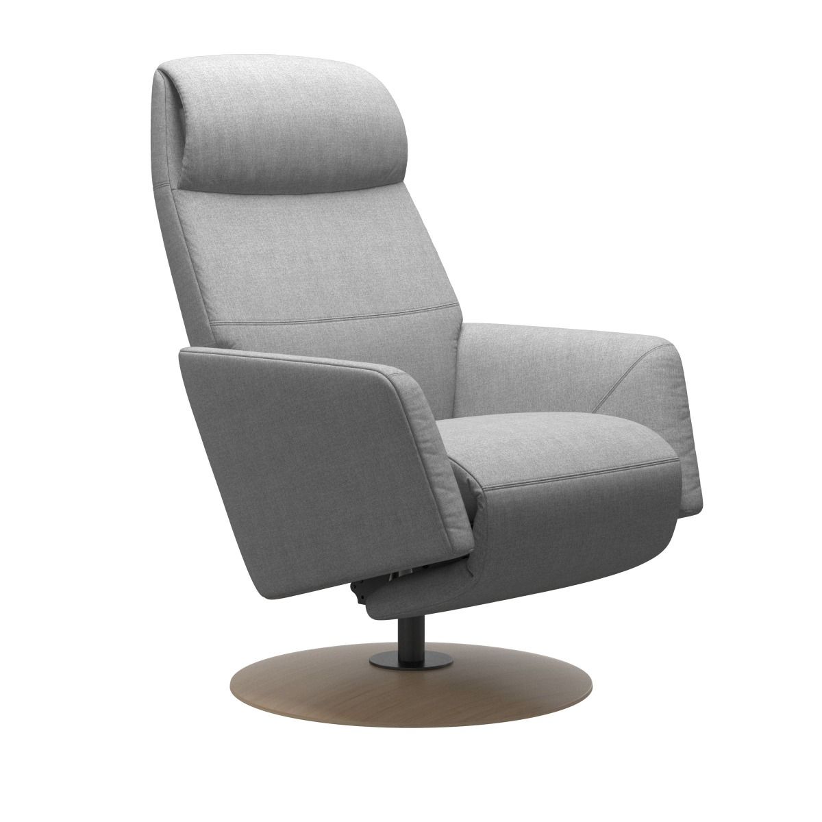 Stressless Scott Power Recliner with Disc Base Fabric