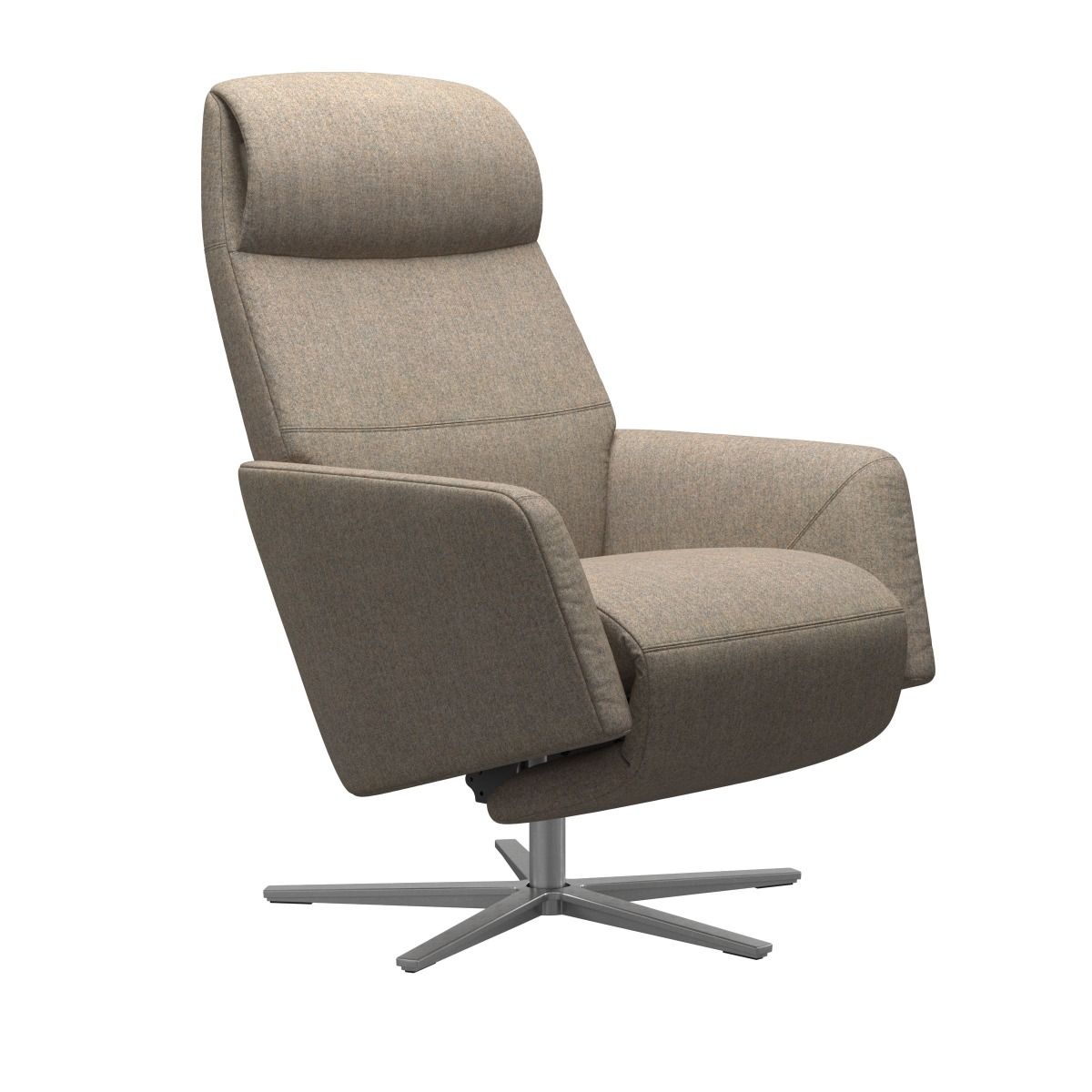 Stressless Scott Power Recliner with Sirius Base Fabric