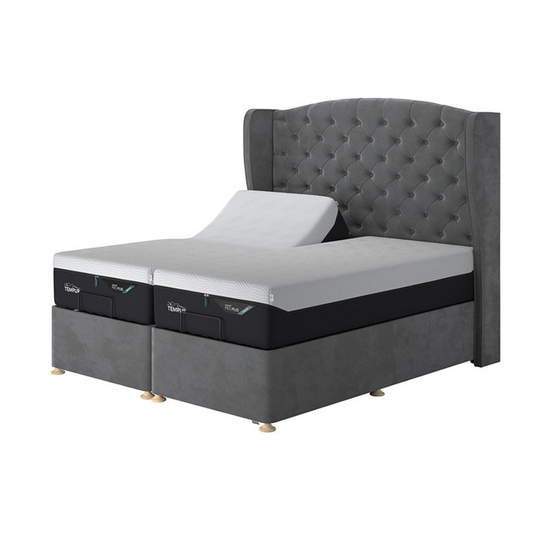 Tempur Suffolk 150cm Adjustable Disc Divan