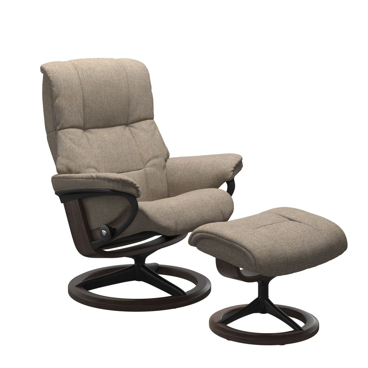 Stressless Mayfair Signature Base With Footstool Fabric (s)