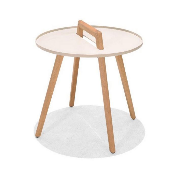 Nassau Garden Round Side Table Coral Sand