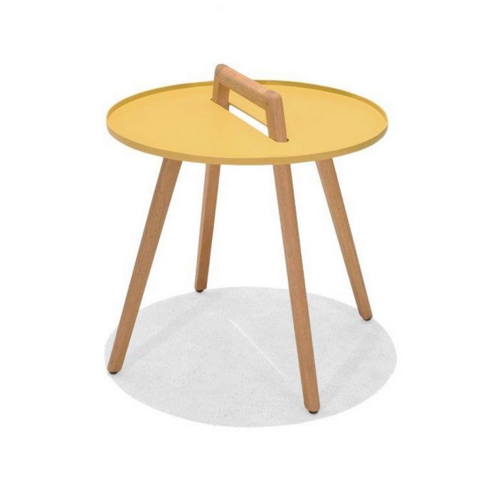 Nassau Garden Round Side Table Honey 