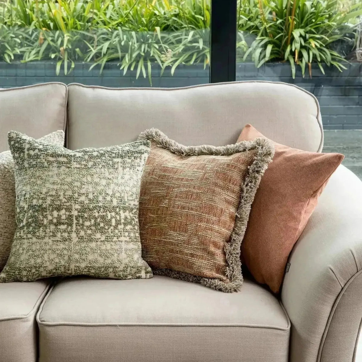 Emery Fringe Cushion