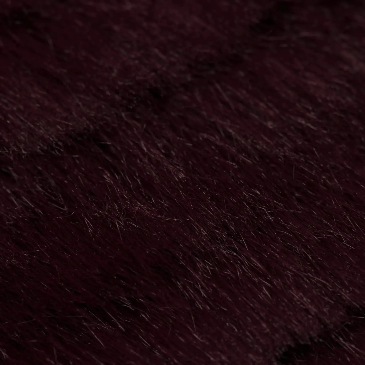 Presley Faux Fur Cushion in Plum