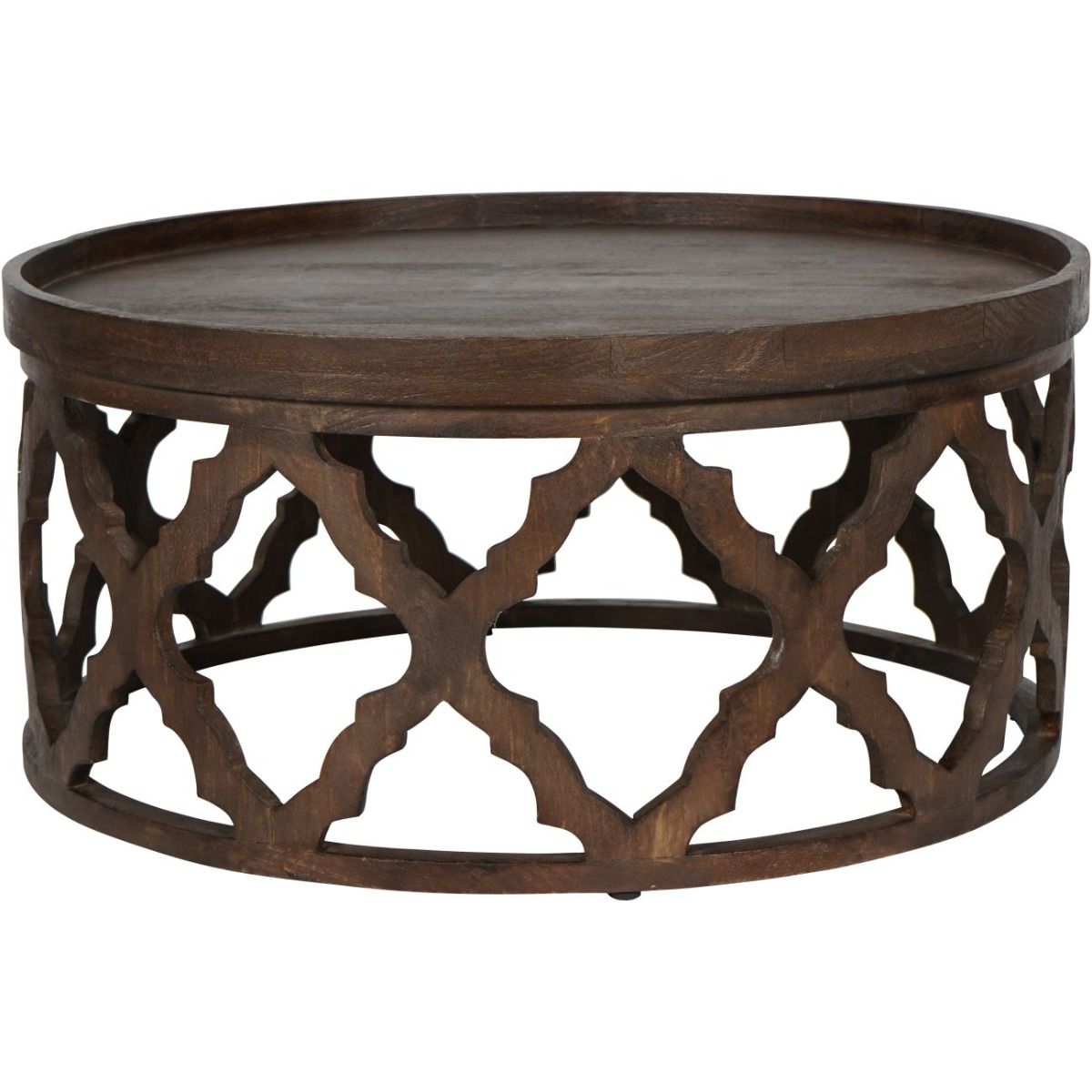 Aspen Solid Carved Wooden Coffee Table