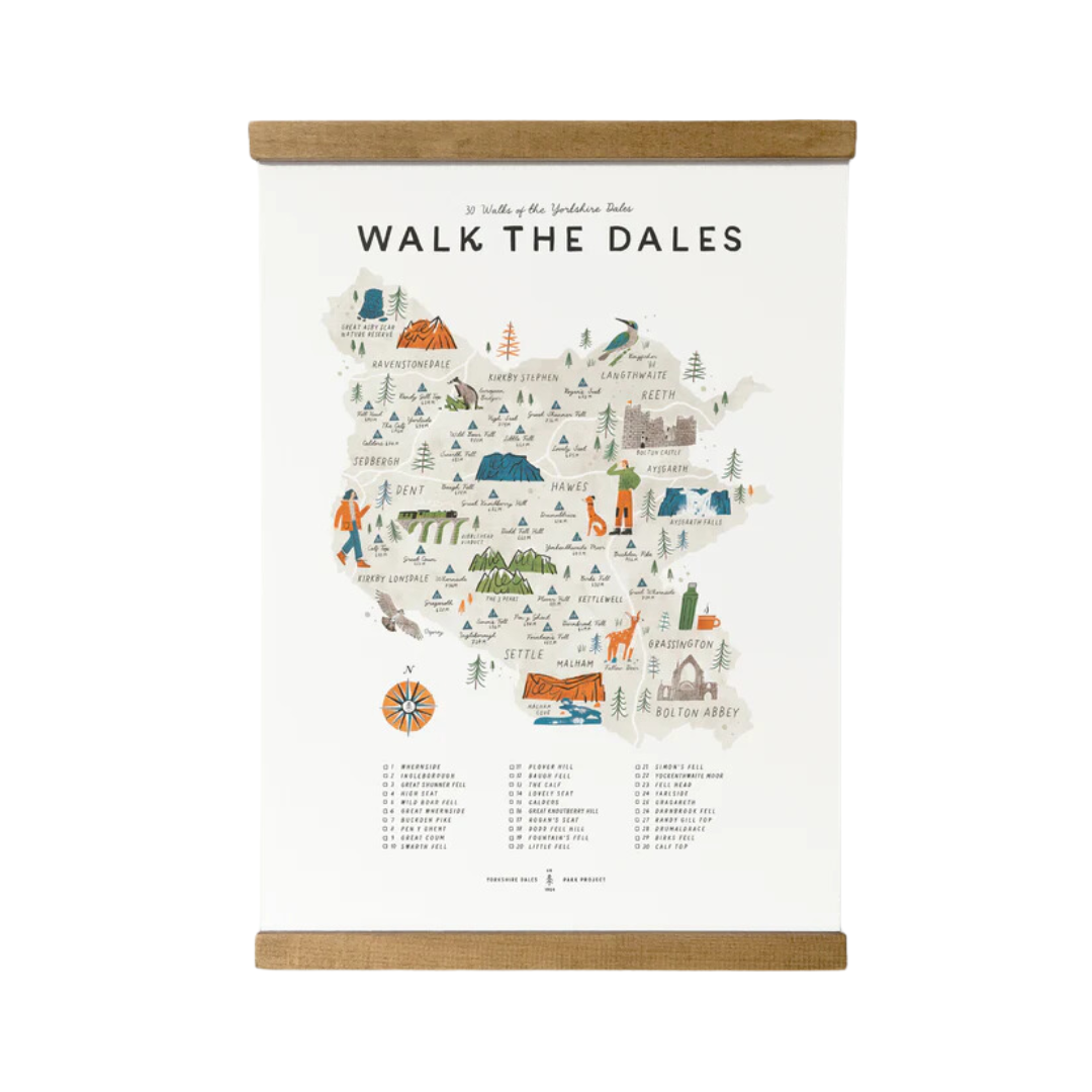 Walk the Dales Illustrated Map