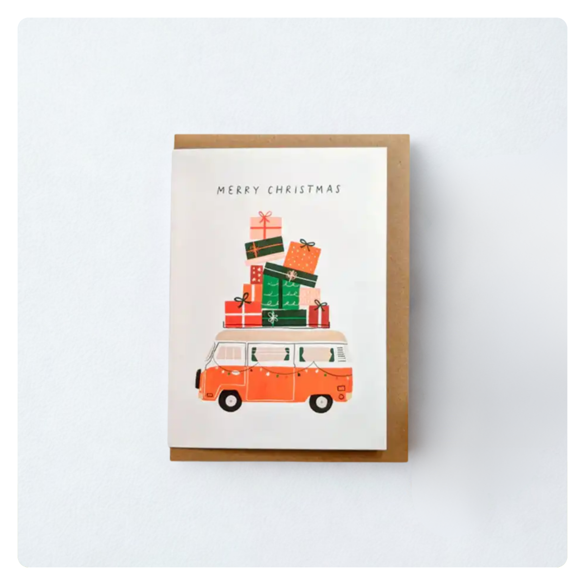 Merry Campervan A6 Card