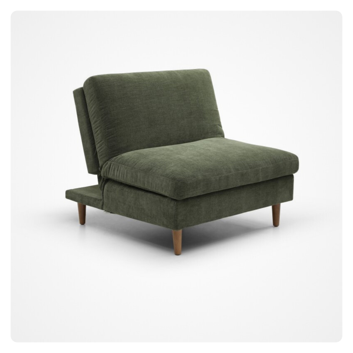 Modular Click Clack Chair in Olive