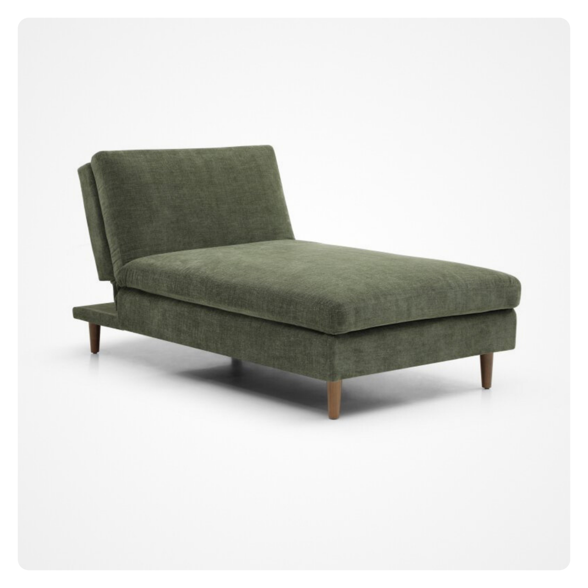 Chaise Sofabed in Olive