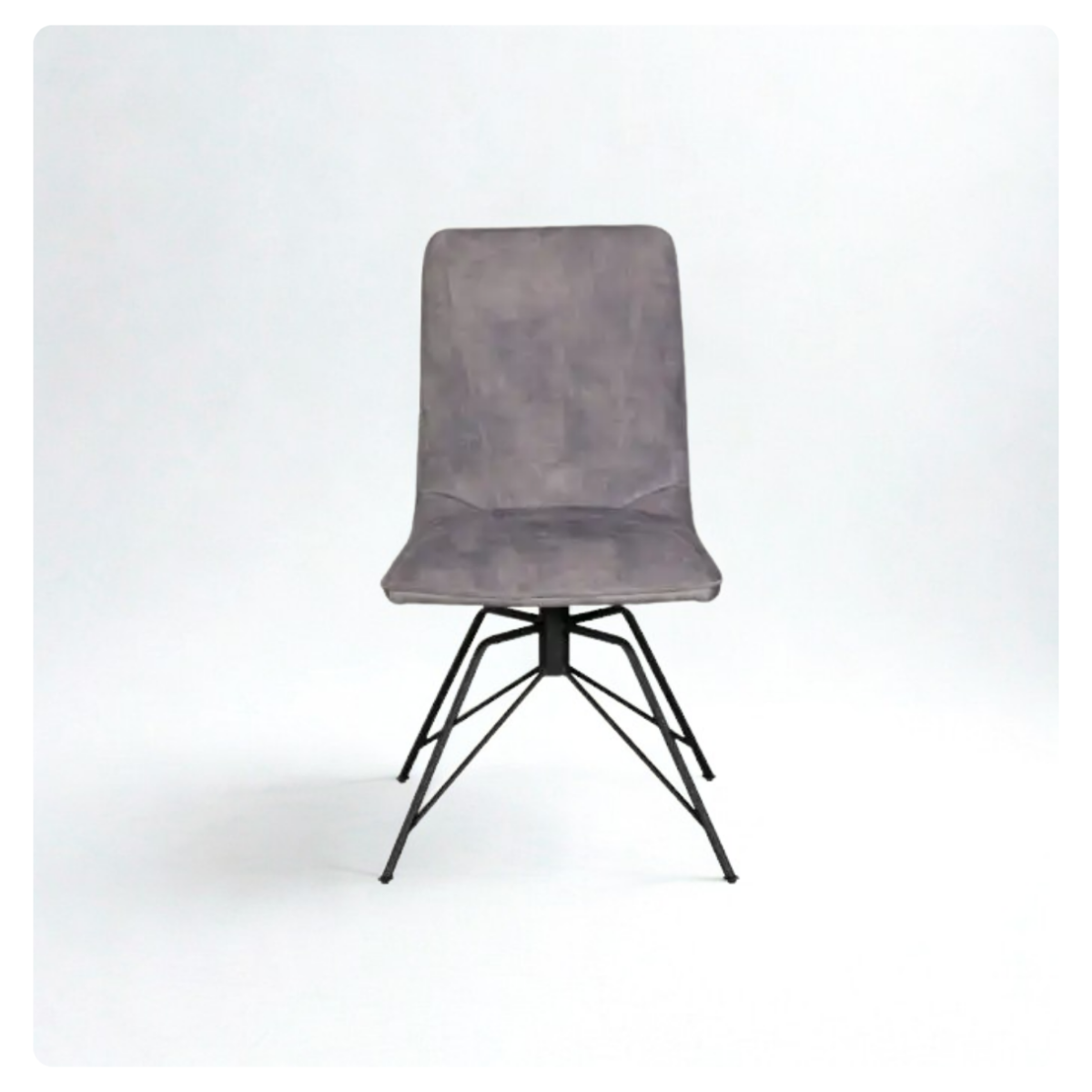 Todd Dining Chair Grey Velvet