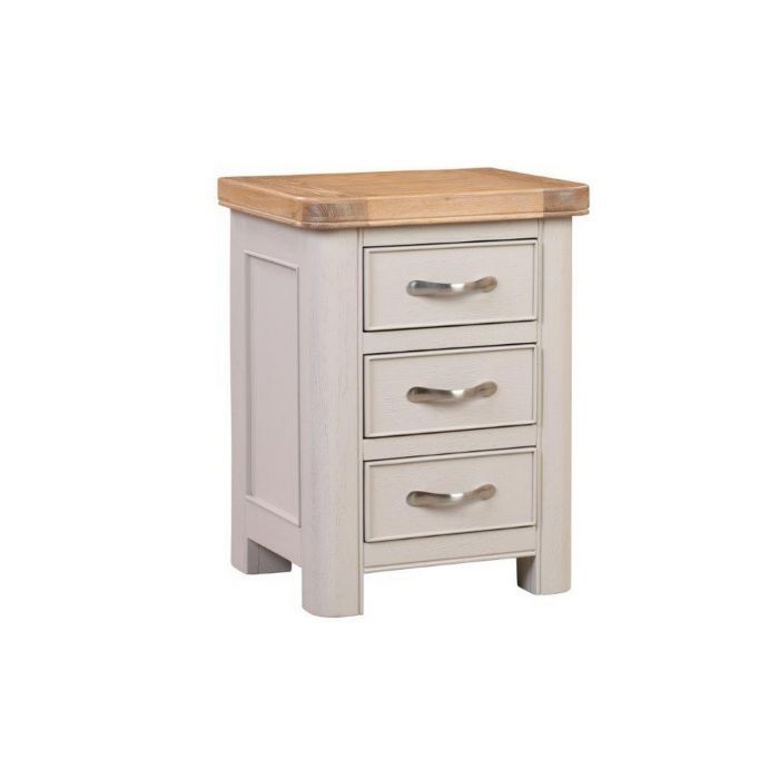 Oxford 3 Drawer Bedside Cabinet Painted