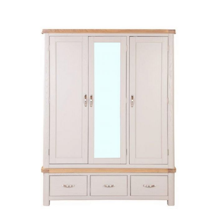 Oxford Triple Wardrobe Painted