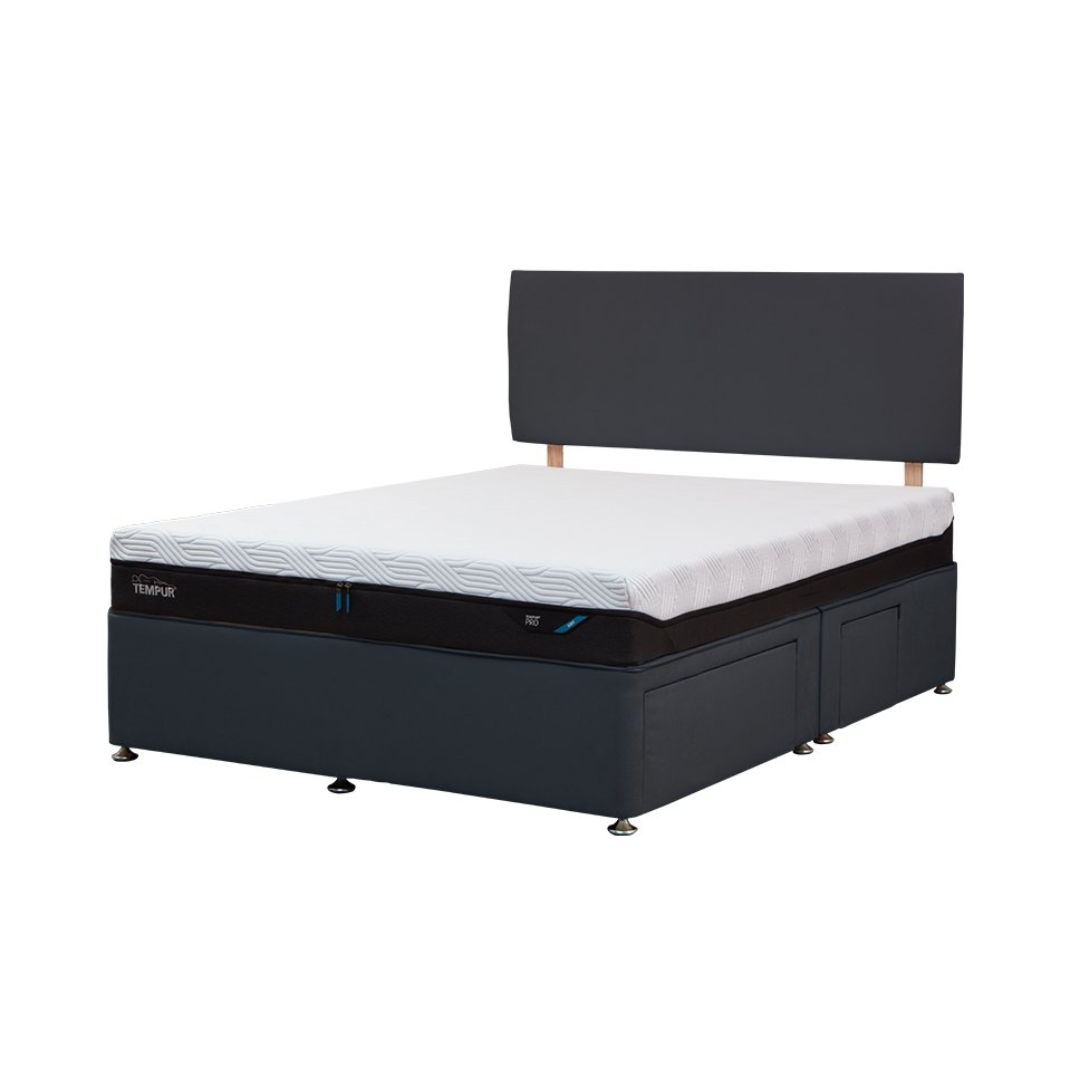 Tempur 90cm Buckingham Divan Conti Drawer