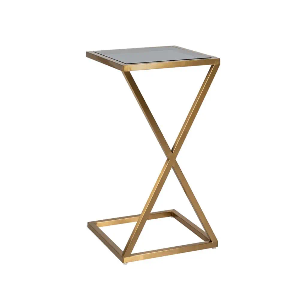 Paramount Sofa Table in Gold