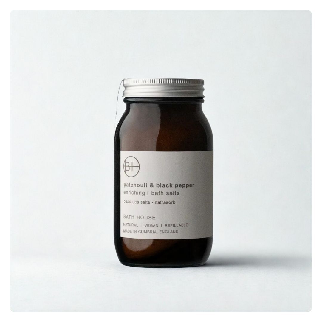 Bath House Patchouli and Black Pepper Bath Salts 175g