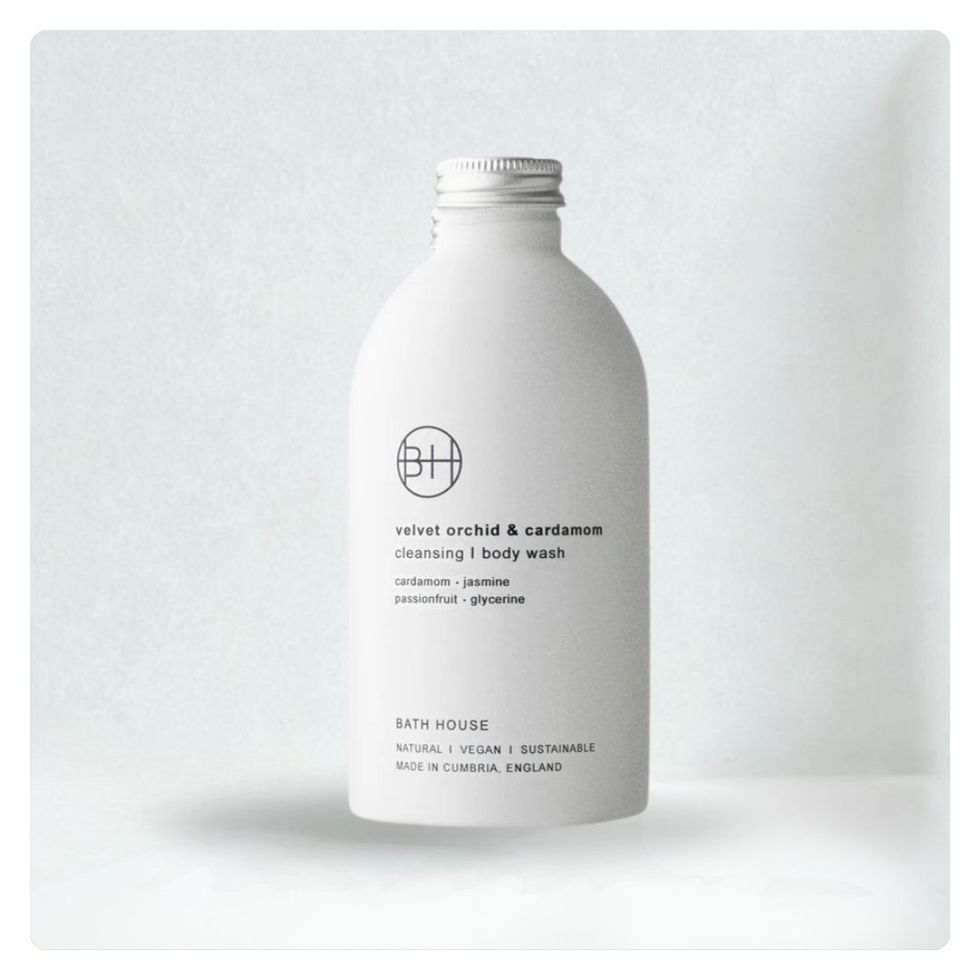 Bath House Velvet Orchid and Cardamom Body Wash 300ml
