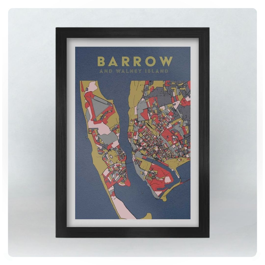 A2 Barrow Street Art in Black Frame