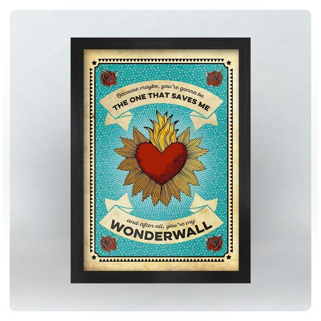 A2 Wonderwall in Black Frame