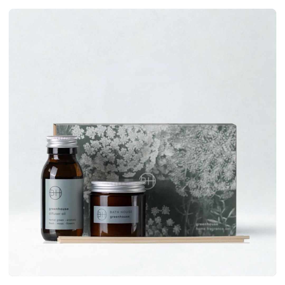 Bath House Greenhouse Home Fragrance Set 
