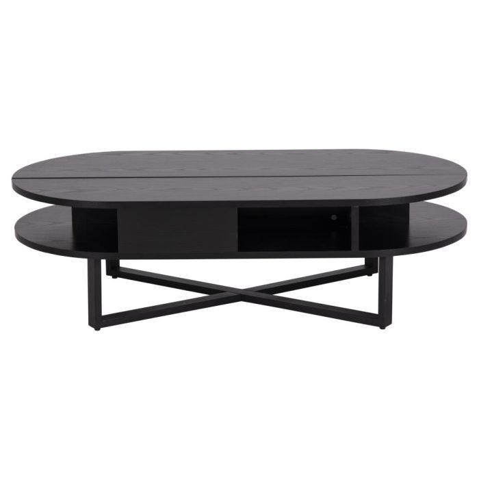 Allendale Coffee Table Ash Black Melamine