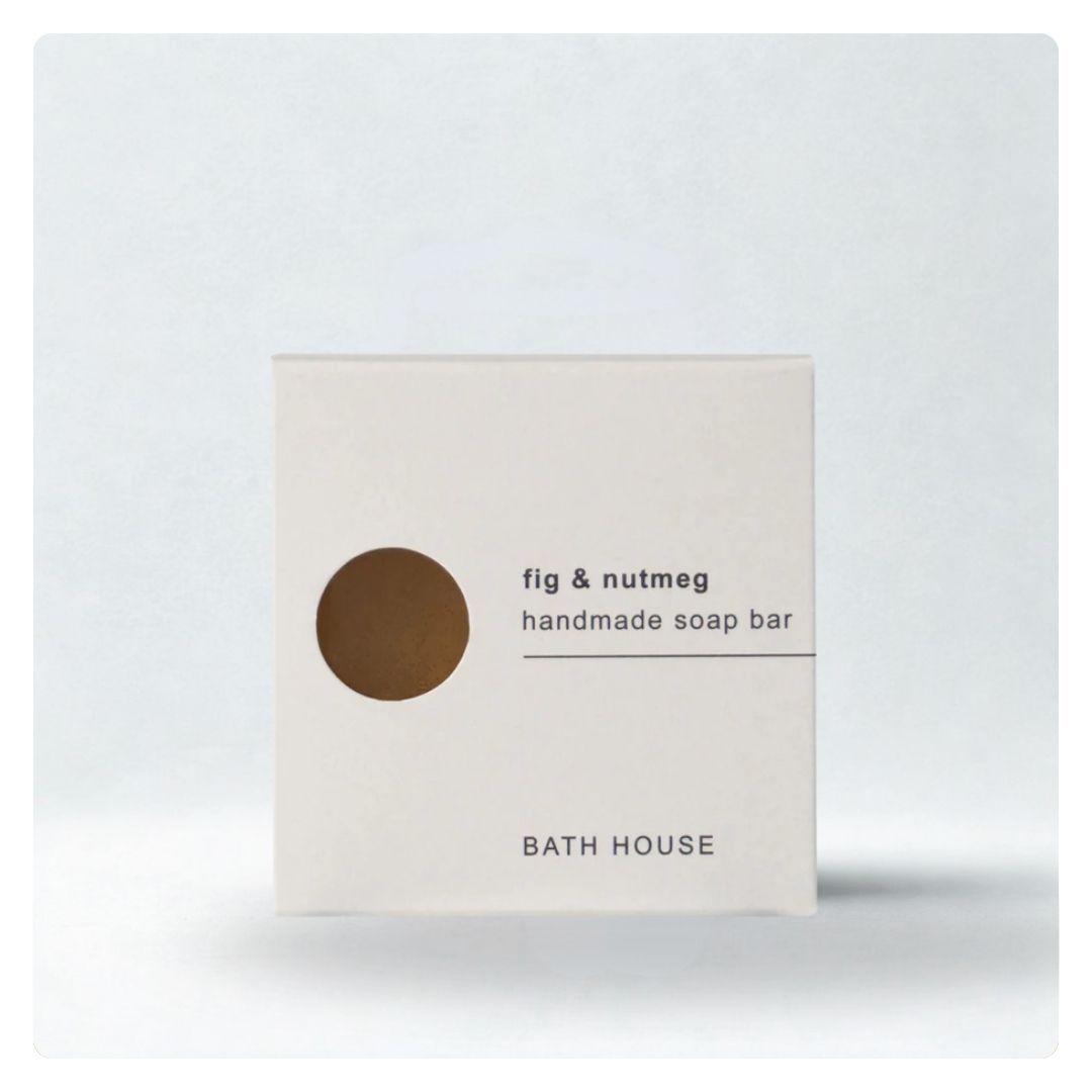 Bath House Fig & Nutmeg Handmade Soap Bar 
