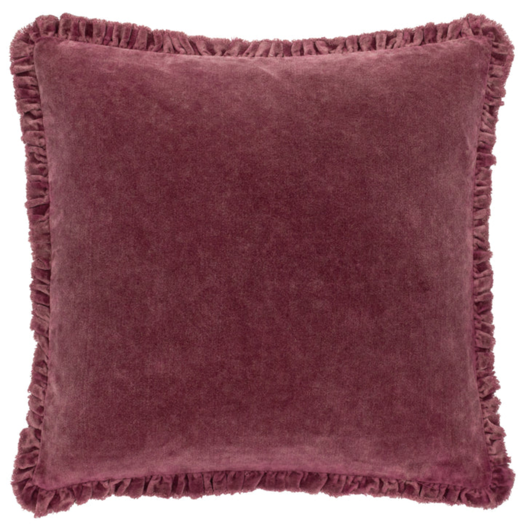 Bertie 45 x 45cm Cushion in Burnt Red