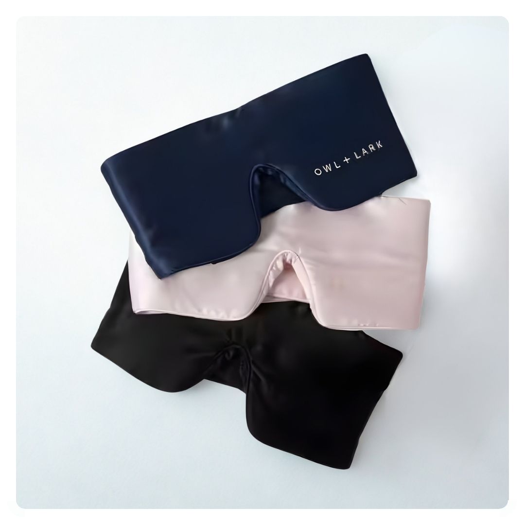 Silk Sleep Eye Mask in Blue