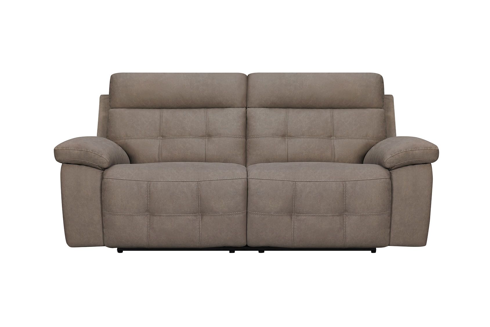 Revilo Fabric	3 Seater 2 Cushion Sofa W210cm Electric Motion