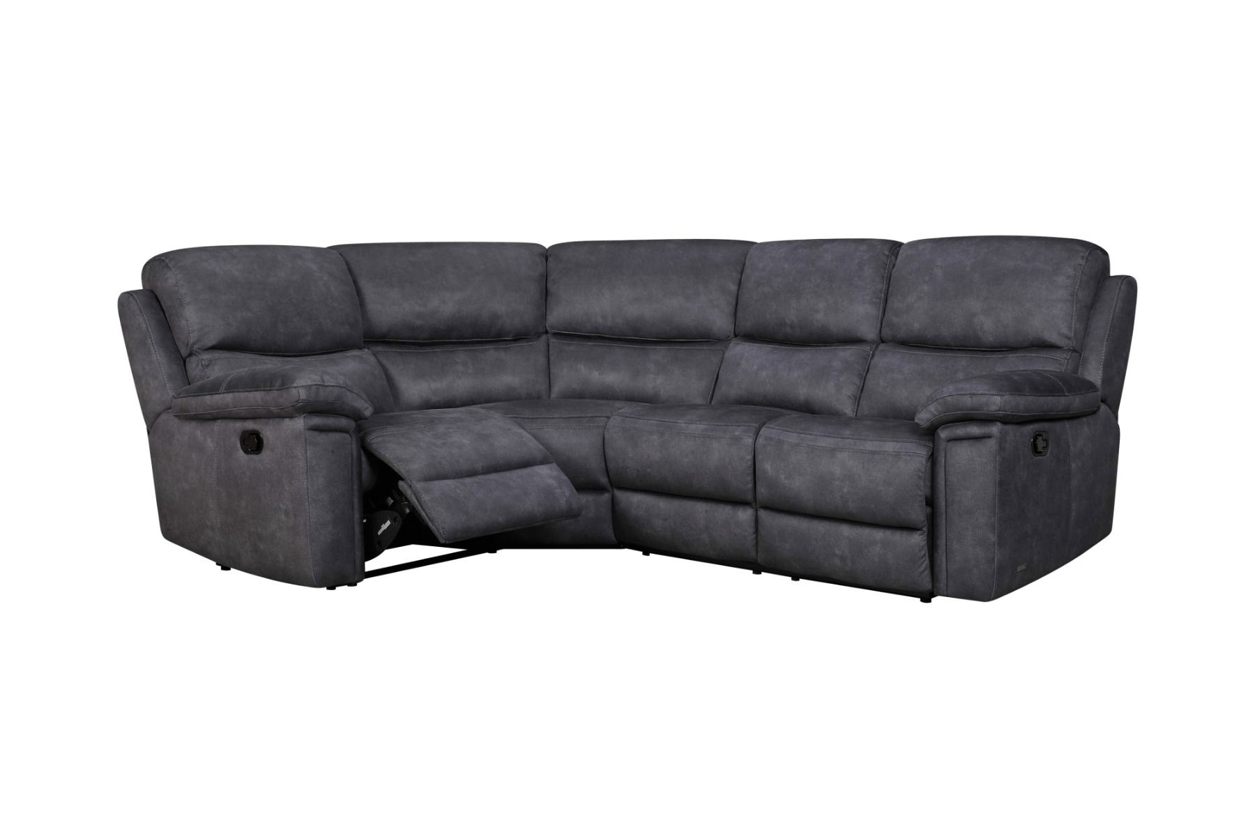 Stollers Stella 4 Seater Electric Motion Corner Sofa (Graphite Microfibre)