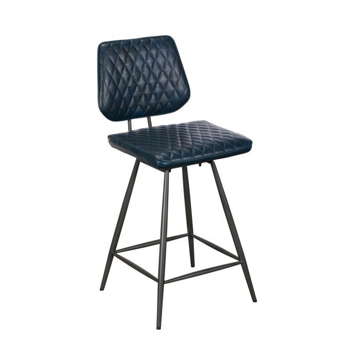 Grange Bar Stool Dark Blue