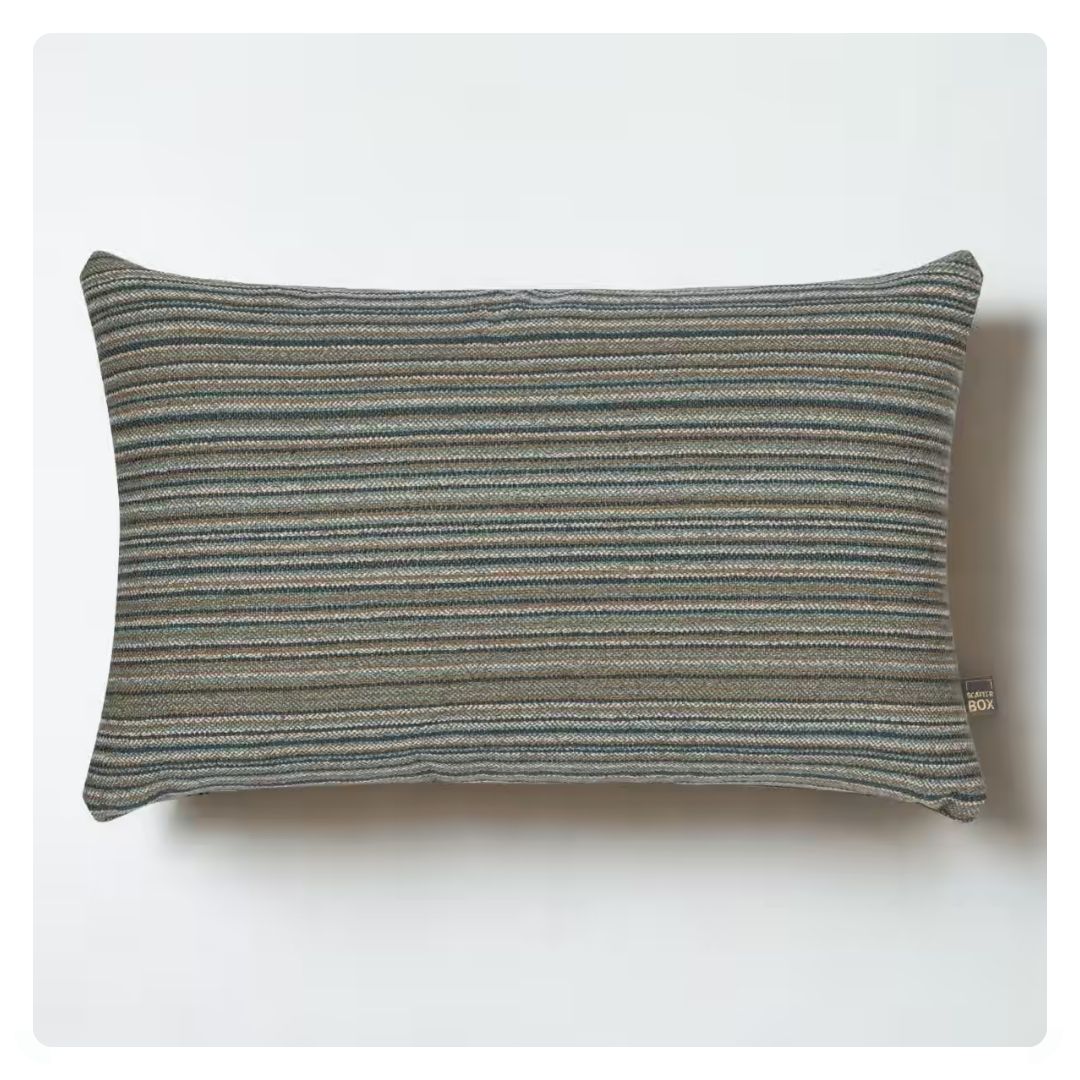 Capri Outdoor Bolster Cushion in Blue