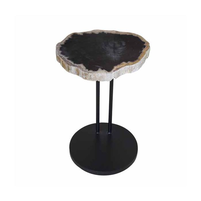 Petrified Wood Staccato Table Dark