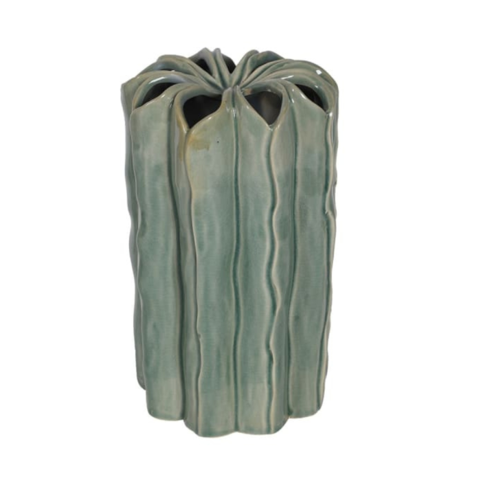 Celadon Glazed Ceramic Vase