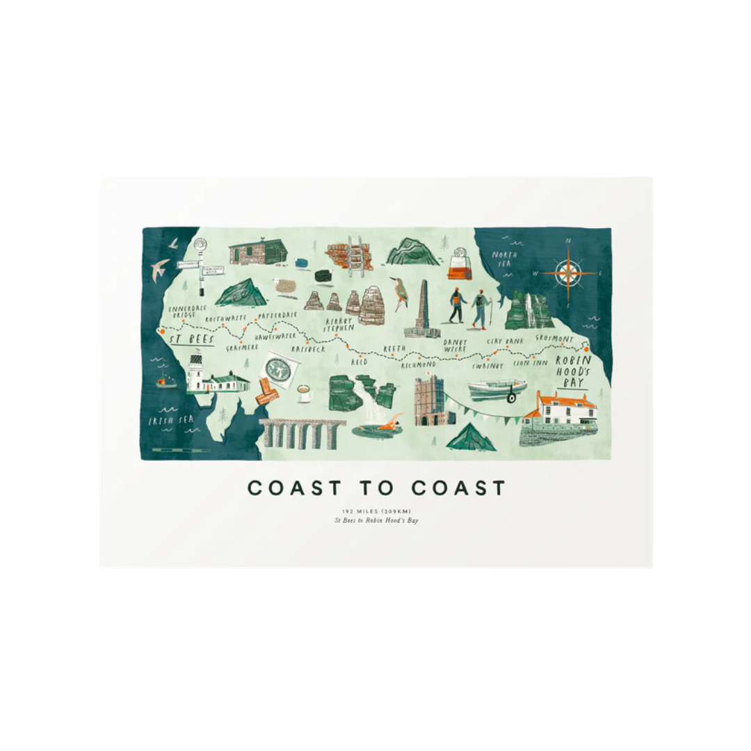 Coast to Coat A3 Print