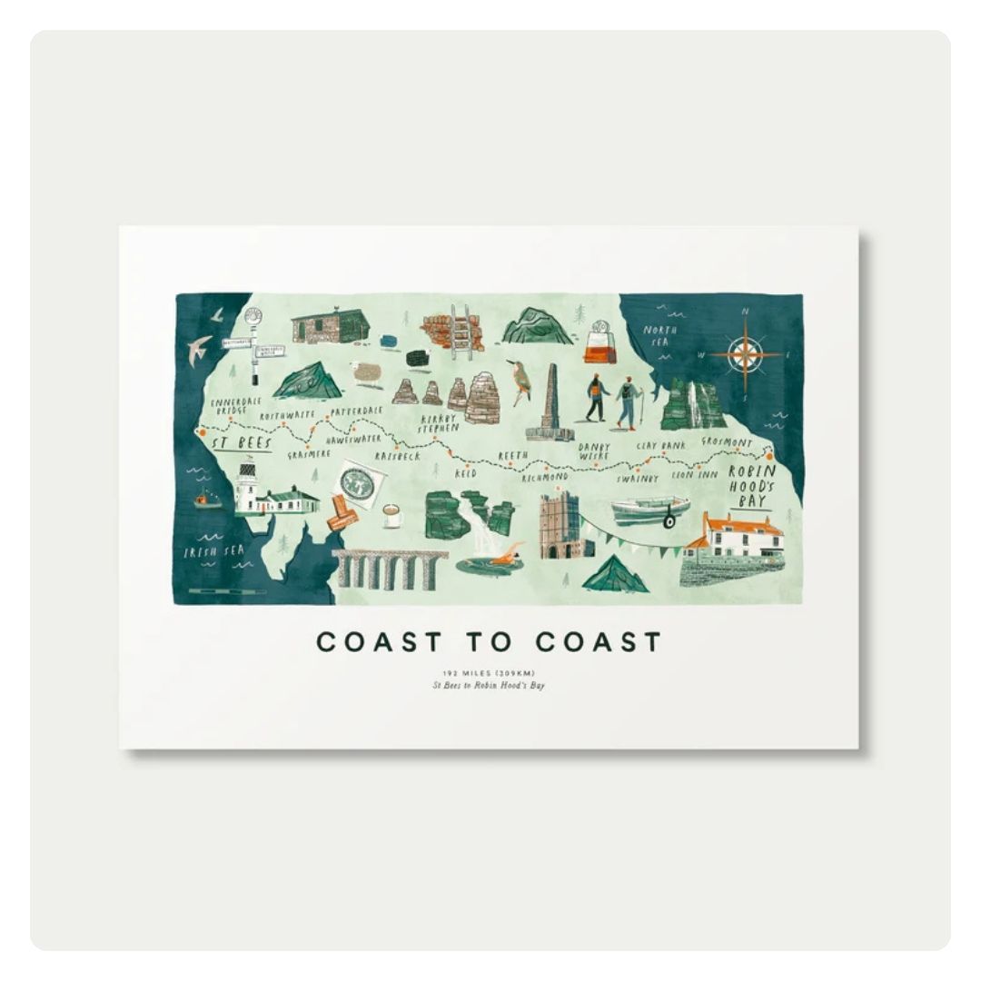 Coast to Coat A3 Print