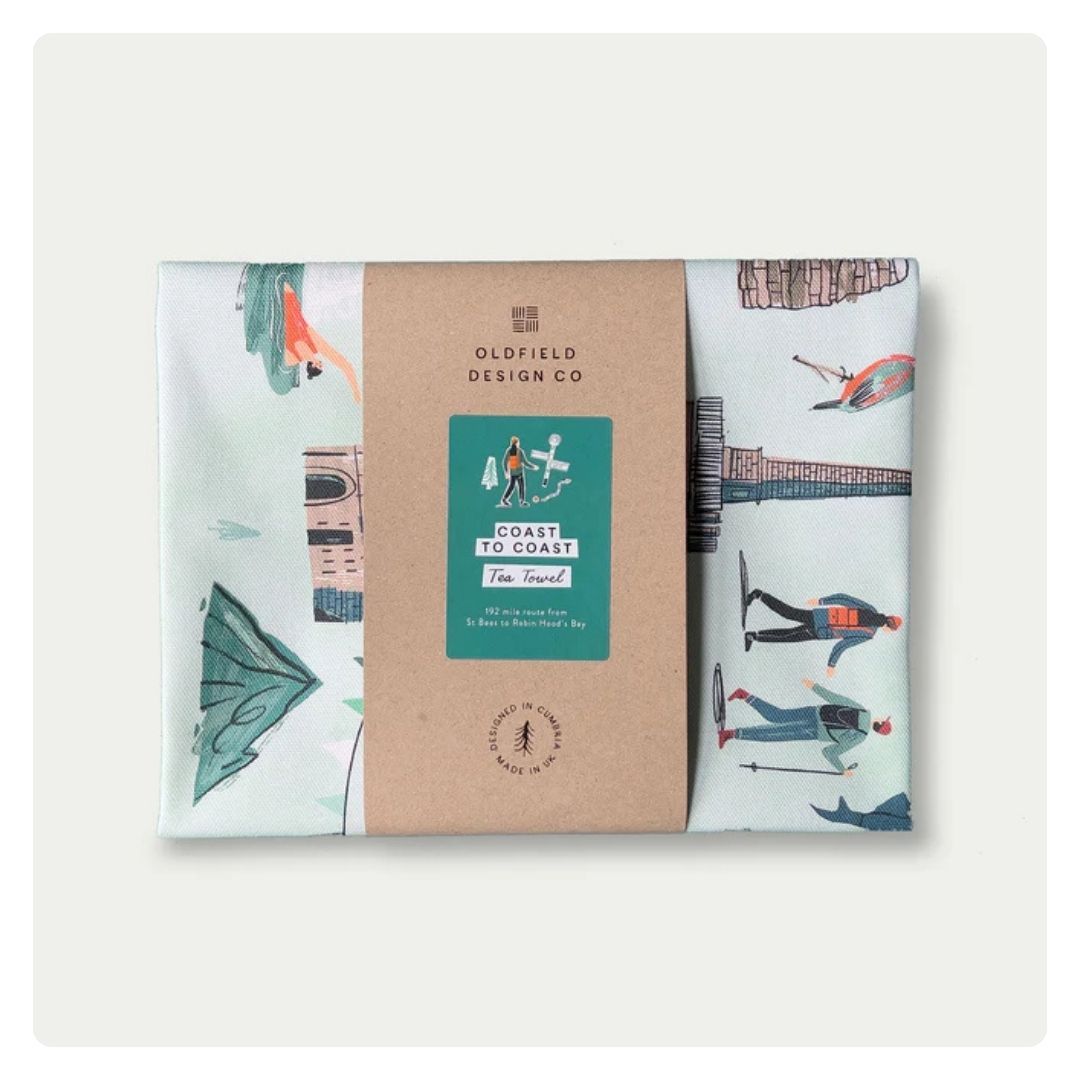 Coast to Coast Tea Towel