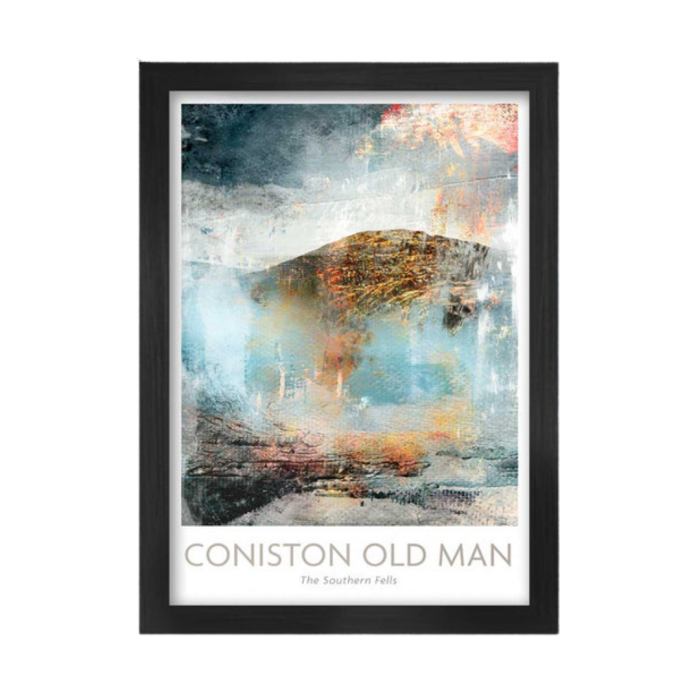 Coniston Old Man Abstract - A2 Print