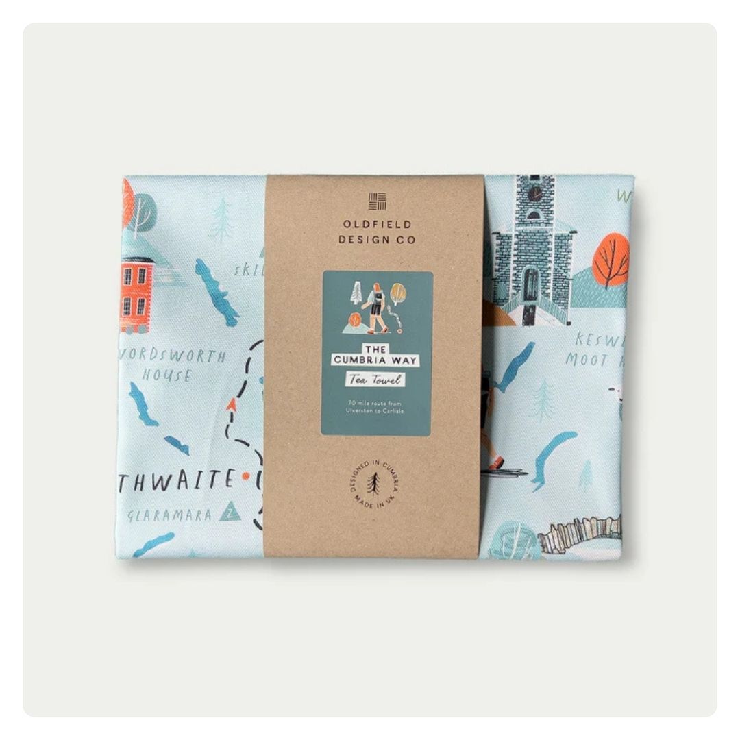 The Cumbria Way Tea Towel