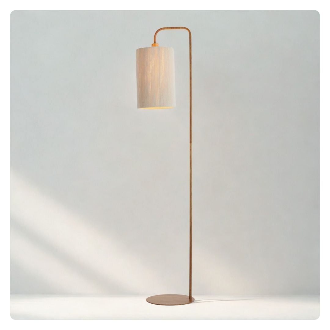 Dania Floor Lamp in Natural