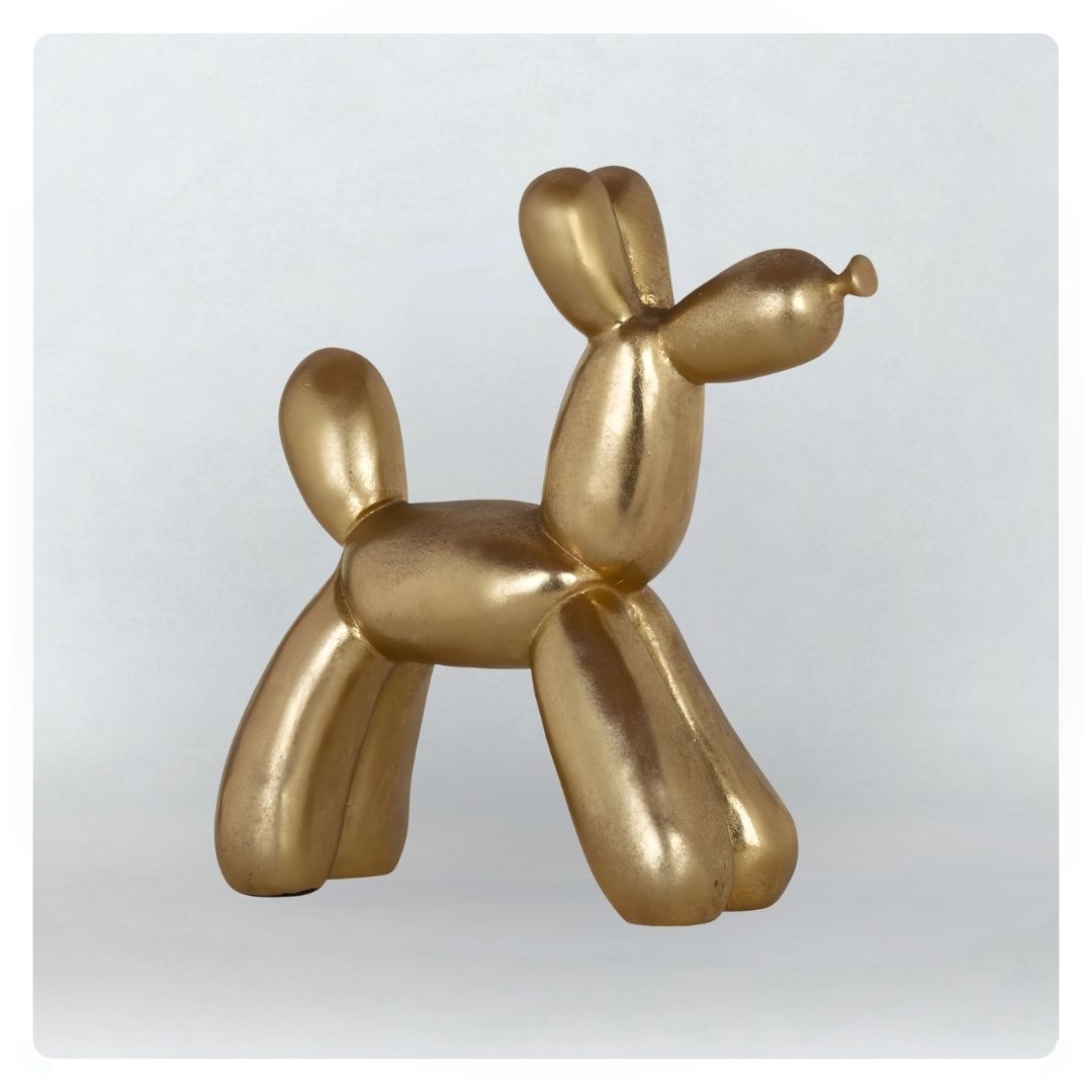 Decorative Dog in Gold