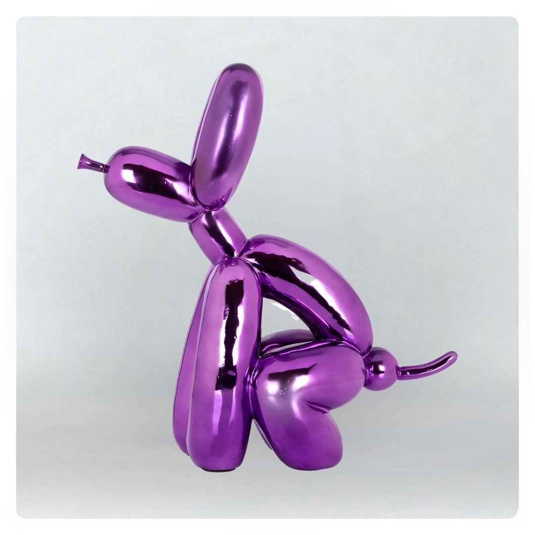 Decorative Dog in Purple