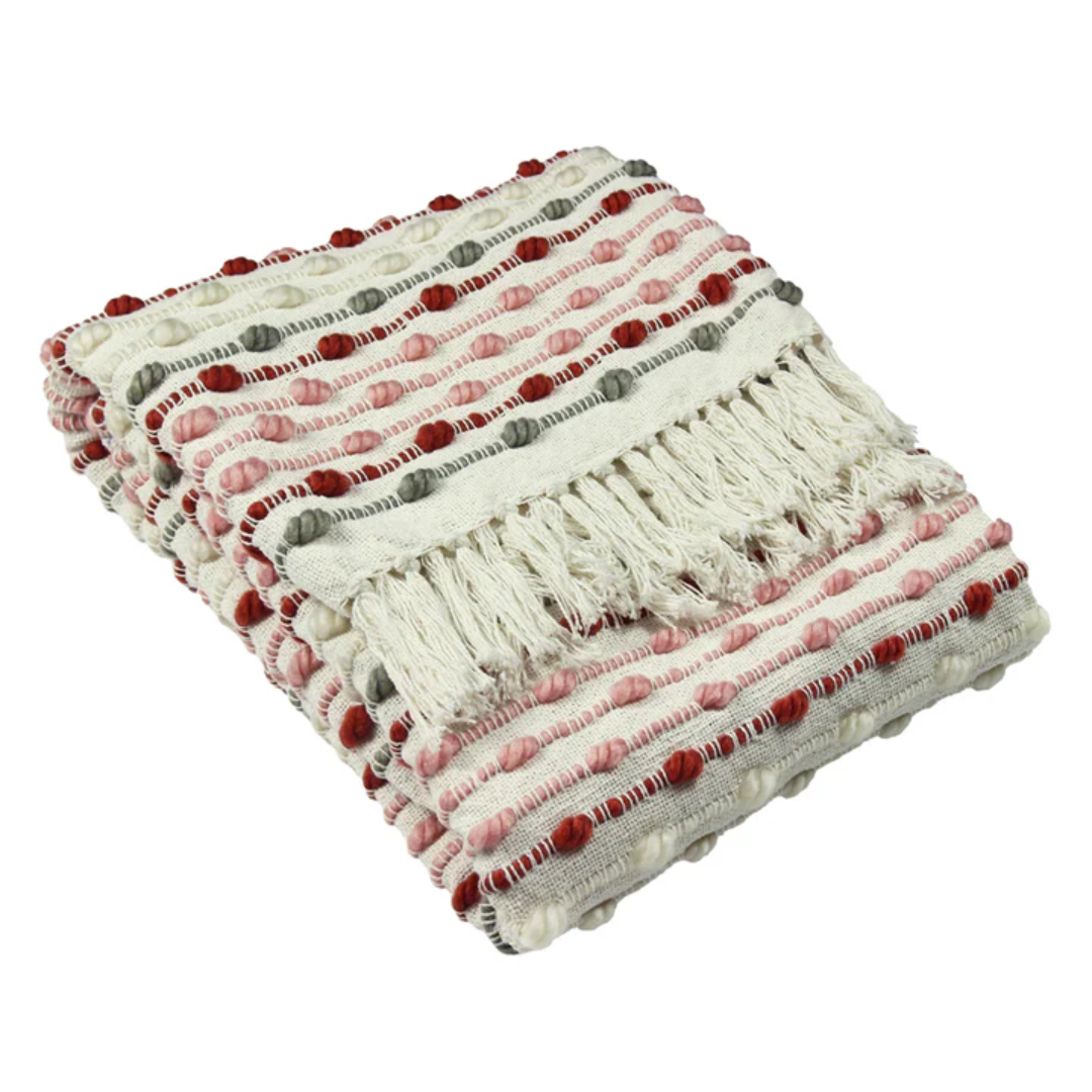 Dhadit 130 x 180cm Throw in Blush