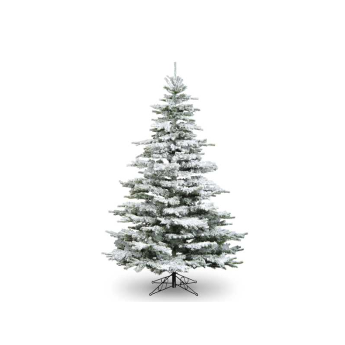 6' Medium Flocked Noble Tree