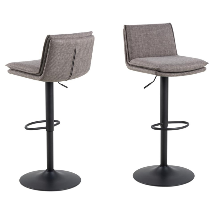 Quinton Bar Stool Light Grey-Brown