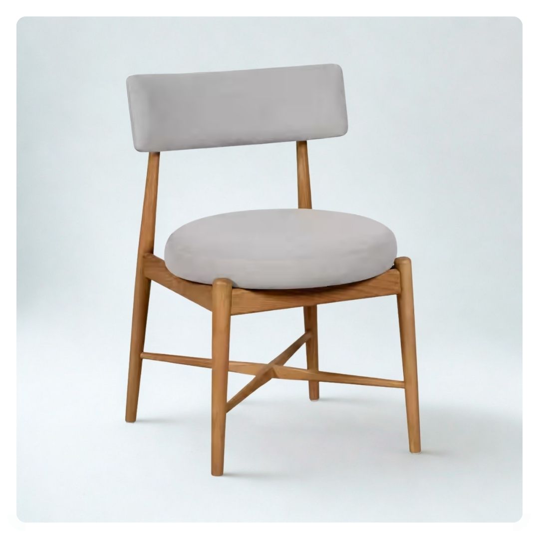 G Plan Flora Dining Chair in Grey