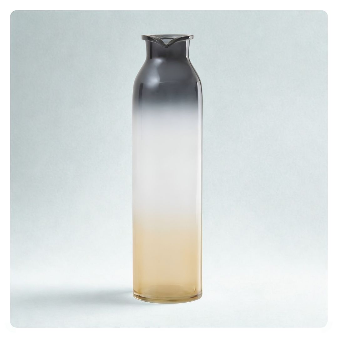 Glynn Ombre Glass Bottle Vase Large