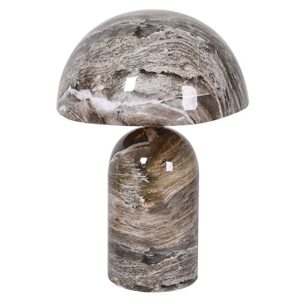 Mushroom Marble Effect Table Lamp