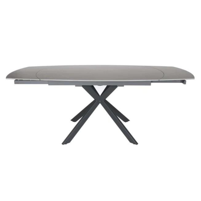 Gemma Stone 140cm-200cm Extending Dining Table Grey