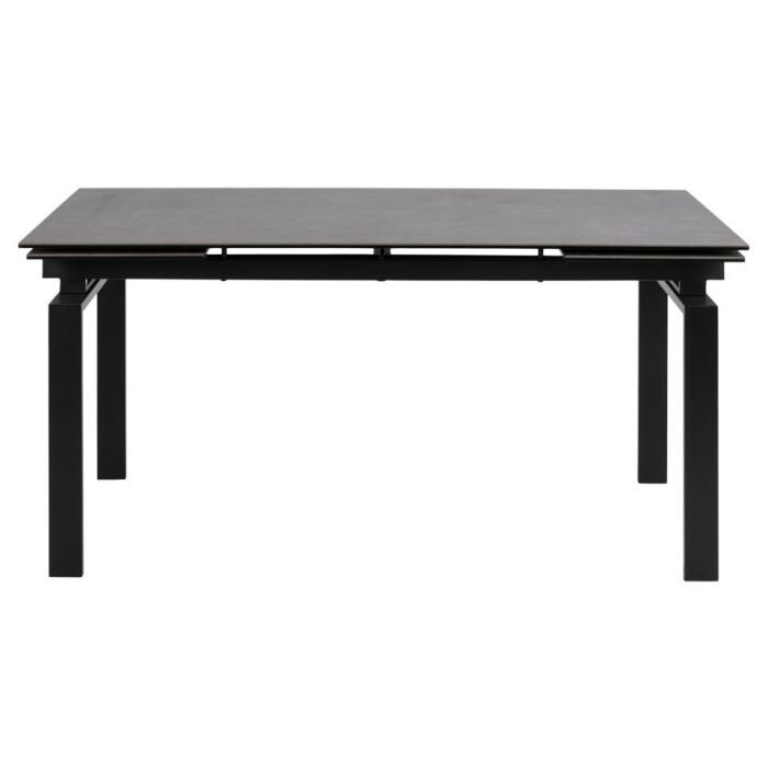 Corinthia 160cm Extending Dining Table Ceramic Black