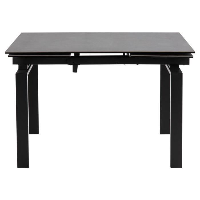 Corinthia 120cm Extending Dining Table Ceramic Black